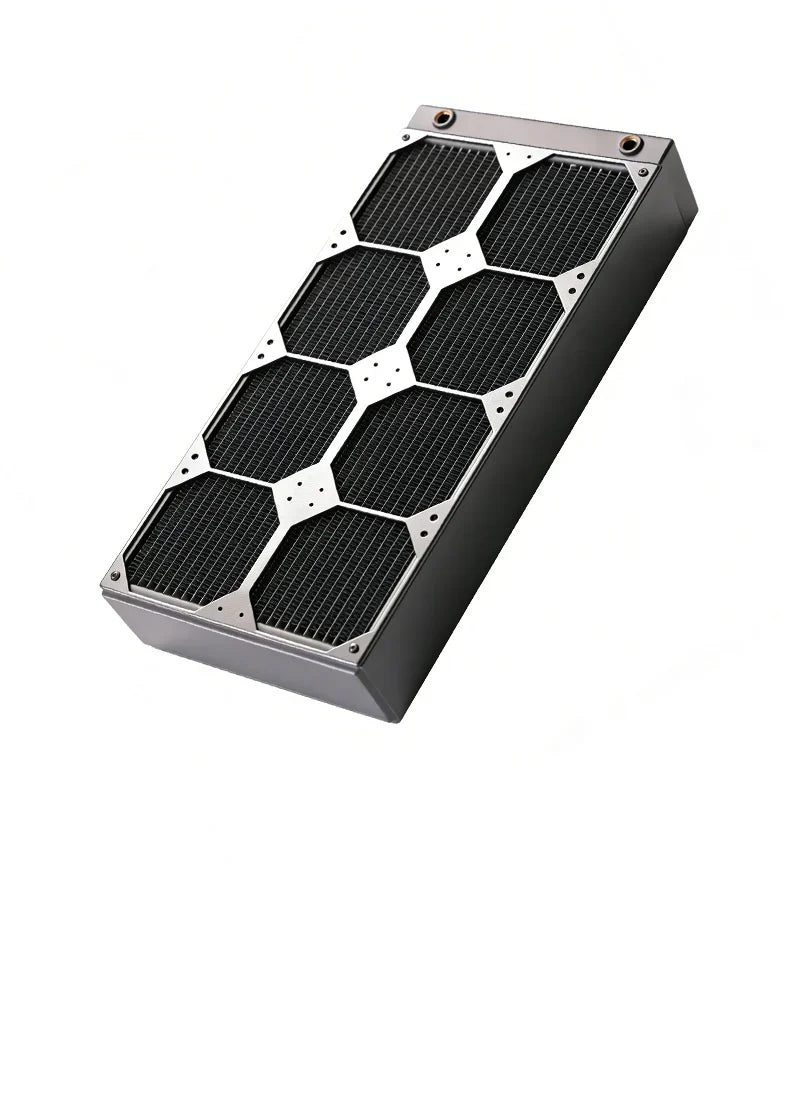 Radiator Intake or Exhaust Planning Airflow for a Liquid Cooled Tower Server